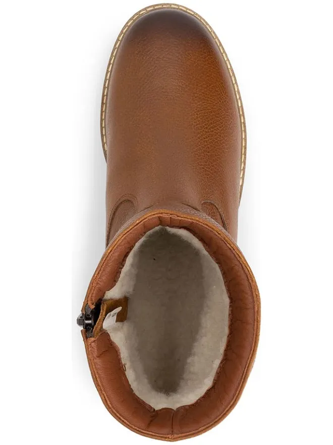 Leder-Boots "Fyresdal" in Hellbraun>TRAVELIN' Hot