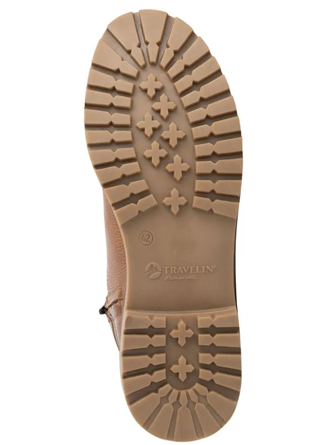 Leder-Boots "Fyresdal" in Hellbraun>TRAVELIN' Hot