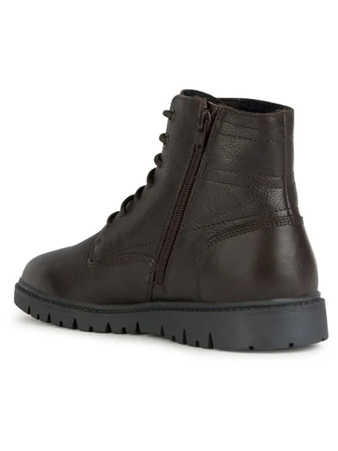 Leder-Boots "Ghiacciaio" in Braun>Geox New