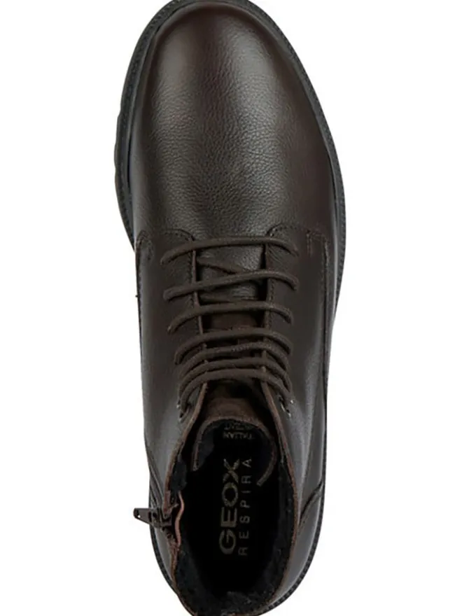 Leder-Boots "Ghiacciaio" in Braun>Geox New