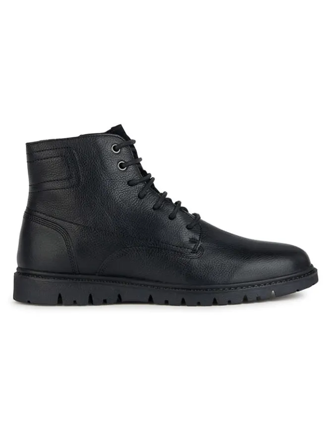 Leder-Boots "Ghiacciaio" in Schwarz>Geox Best