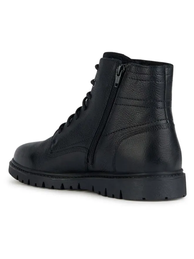 Leder-Boots "Ghiacciaio" in Schwarz>Geox Best