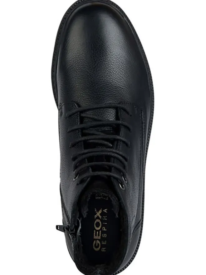 Leder-Boots "Ghiacciaio" in Schwarz>Geox Best