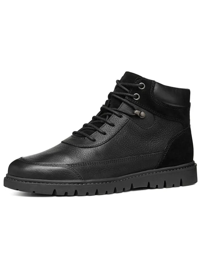 Leder-Boots "Ghiacciaio" in Schwarz>Geox Sale