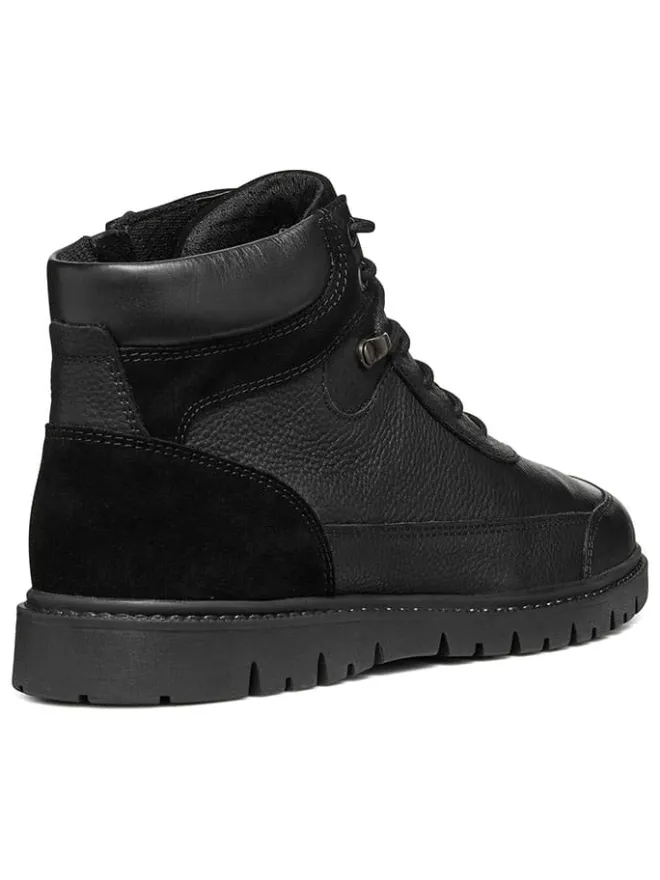 Leder-Boots "Ghiacciaio" in Schwarz>Geox Sale