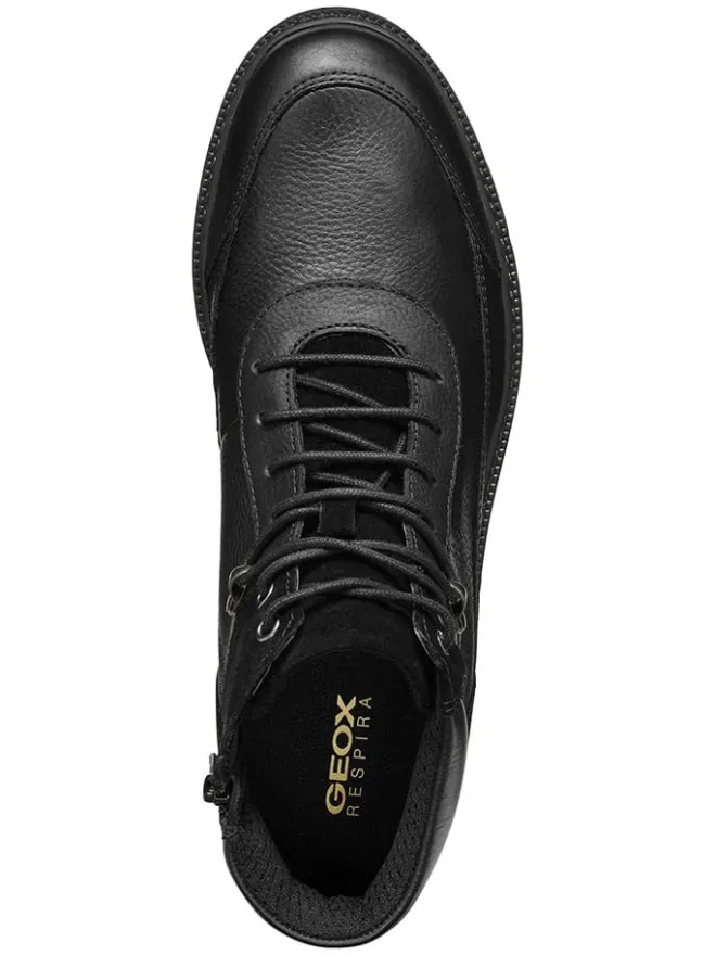 Leder-Boots "Ghiacciaio" in Schwarz>Geox Sale