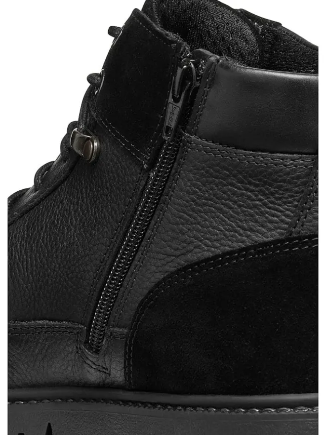 Leder-Boots "Ghiacciaio" in Schwarz>Geox Sale