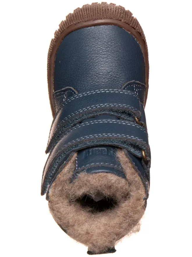 bisgaard Stiefel & Boots|Stiefel & Boots·Boots^Leder-Boots "Gorm" in Dunkelblau