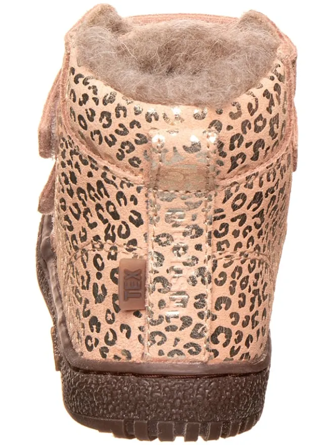 Leder-Boots "Gorm" in Rosa/ Gold>bisgaard Outlet