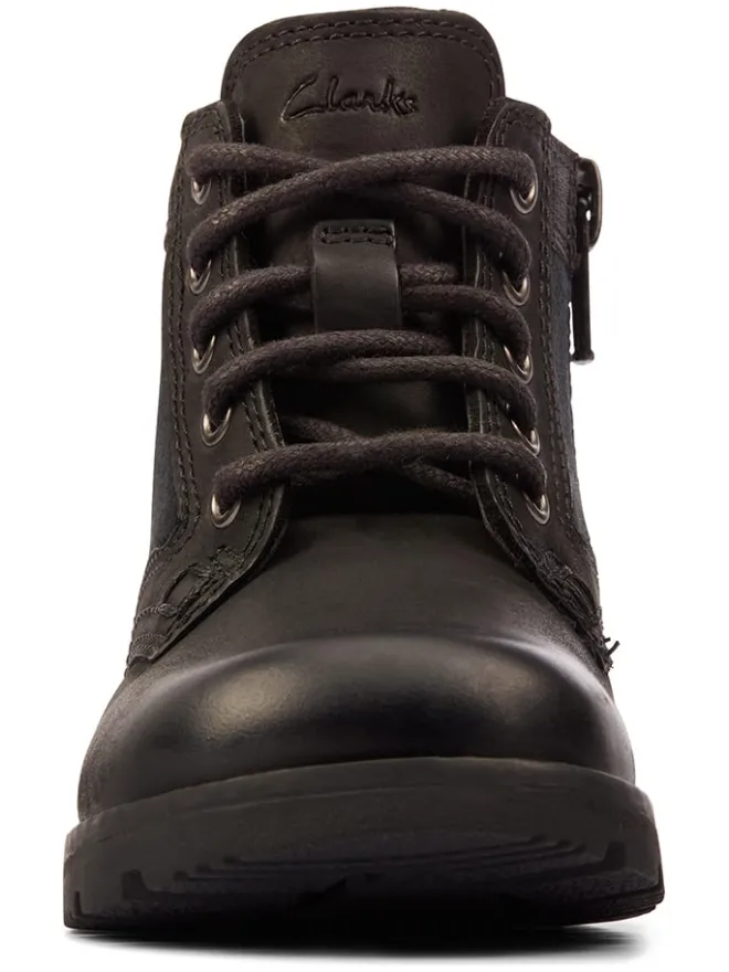 Clarks Stiefel & Boots^Leder-Boots "Heath Chard" in Schwarz