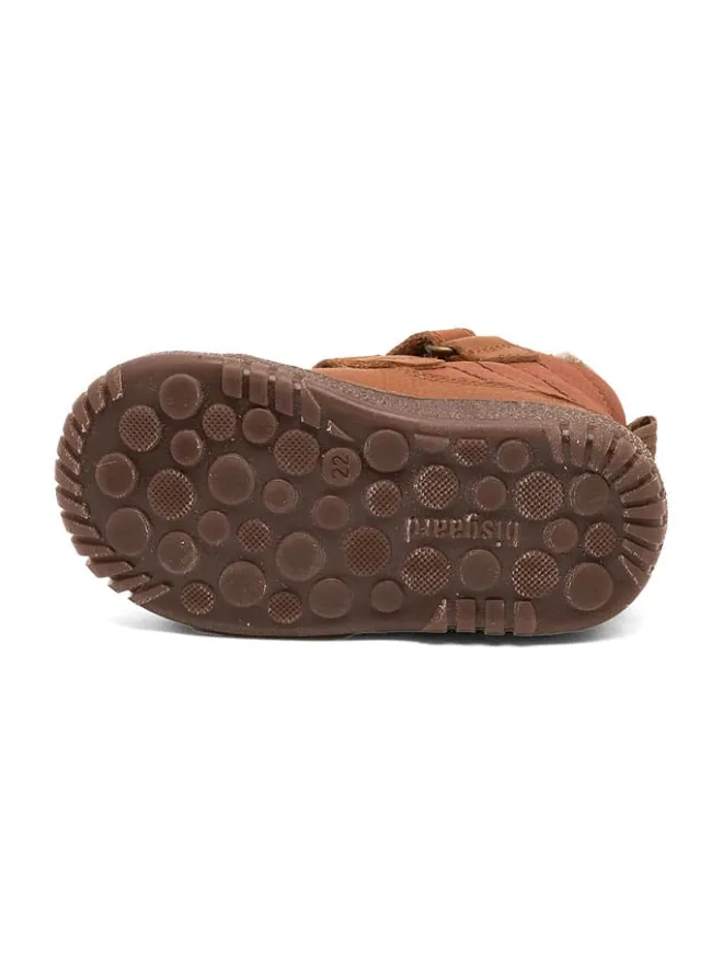 Leder-Boots "Helton" in Hellbraun>bisgaard