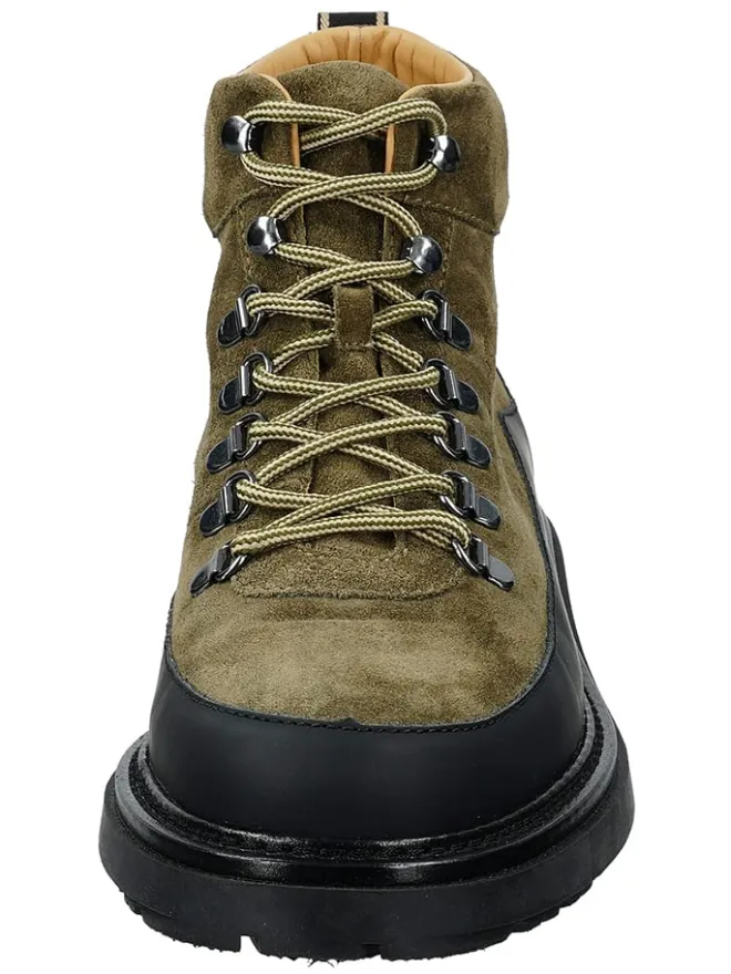 Leder-Boots "Hillprep" in Oliv>GANT Footwear New
