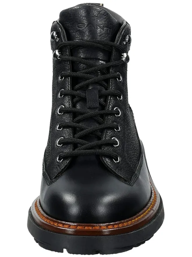 Leder-Boots "Hillprep" in Schwarz>GANT Footwear Clearance