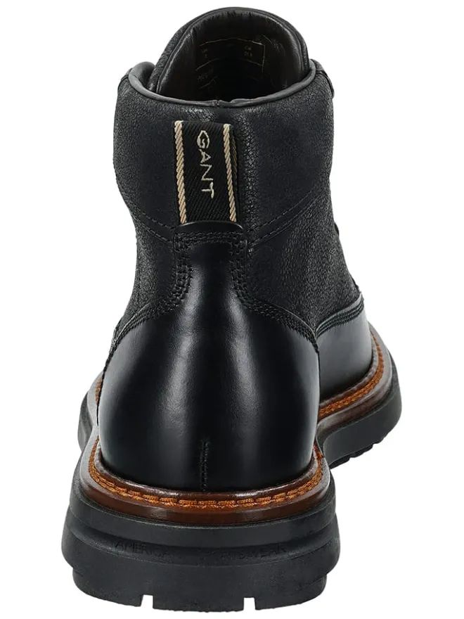 Leder-Boots "Hillprep" in Schwarz>GANT Footwear Clearance