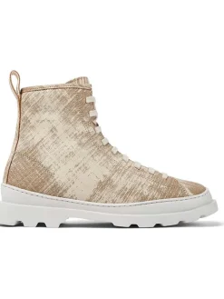 Leder-Boots in Beige>Camper Discount