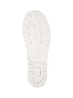 Leder-Boots in Beige><noscript><img width=