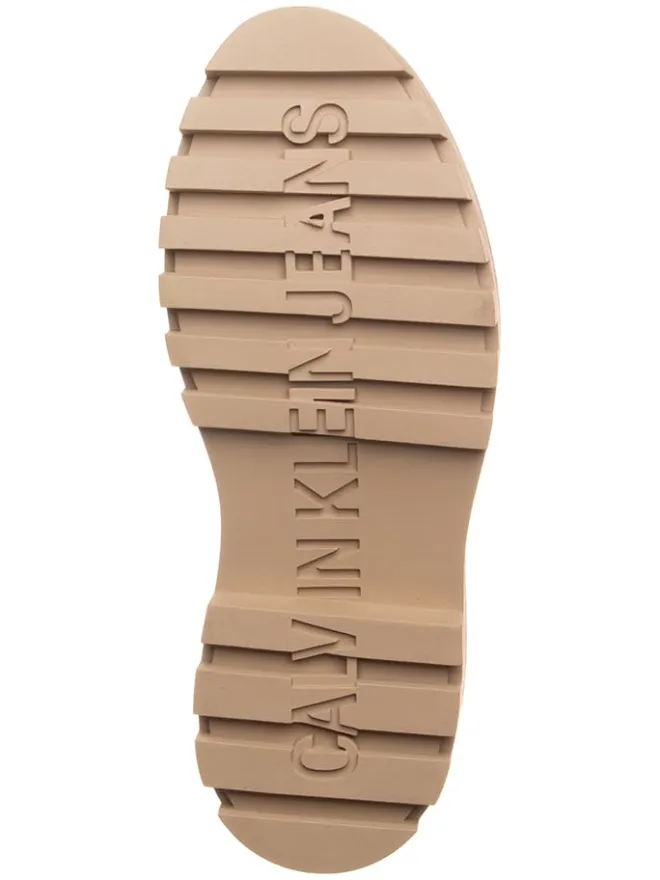 Calvin Klein Stiefel & Boots^Leder-Boots in Beige/ Creme