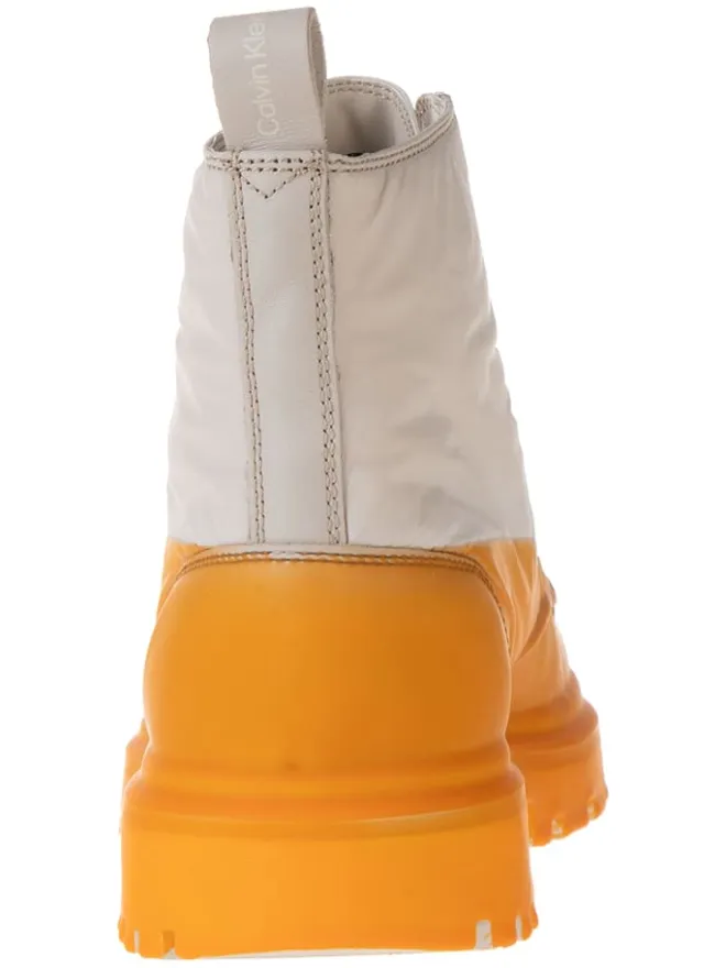 Leder-Boots in Beige/ Orange>Calvin Klein Discount