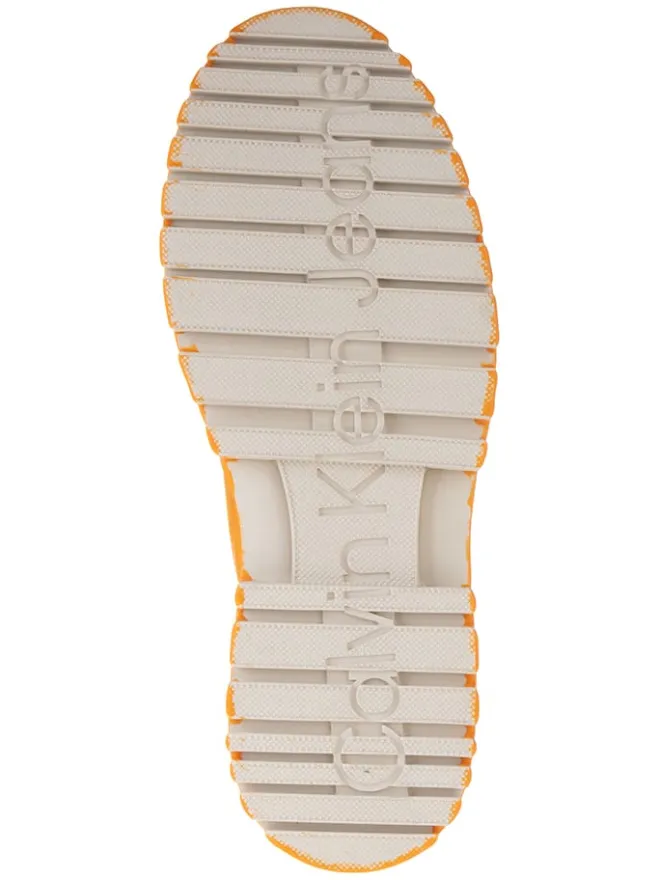 Leder-Boots in Beige/ Orange>Calvin Klein Discount