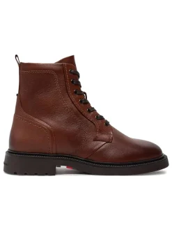 Tommy Hilfiger Shoes Stiefel & Boots^Leder-Boots in Braun