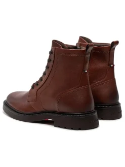Tommy Hilfiger Shoes Stiefel & Boots^Leder-Boots in Braun