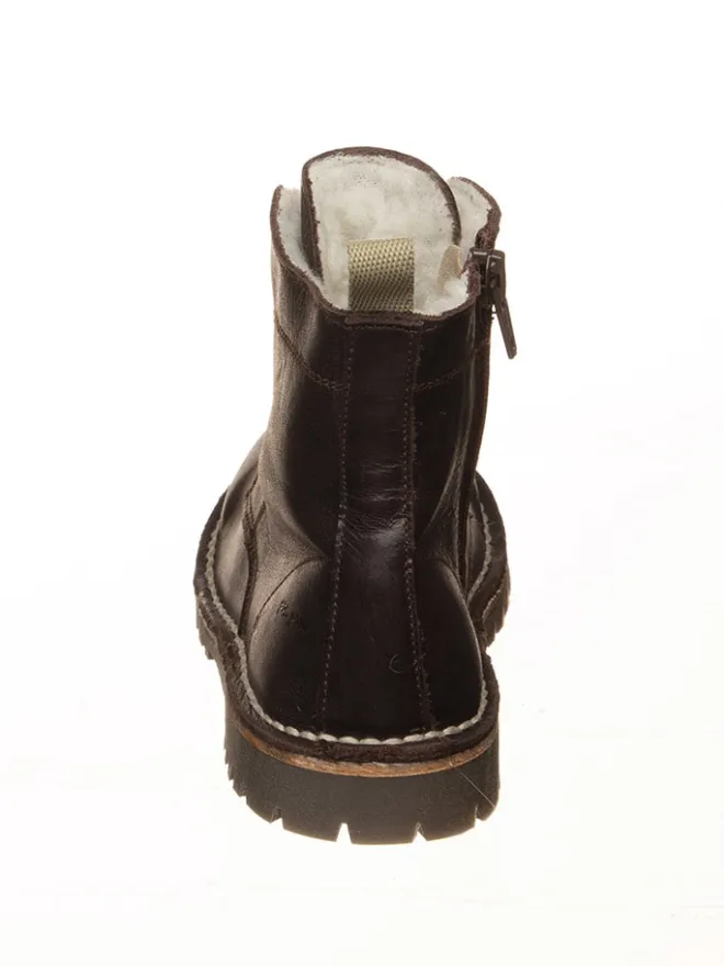 Leder-Boots in Braun>POM POM Best