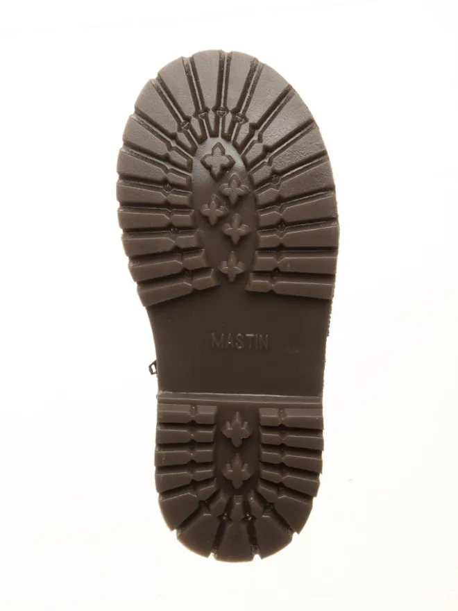 Leder-Boots in Braun>POM POM Best