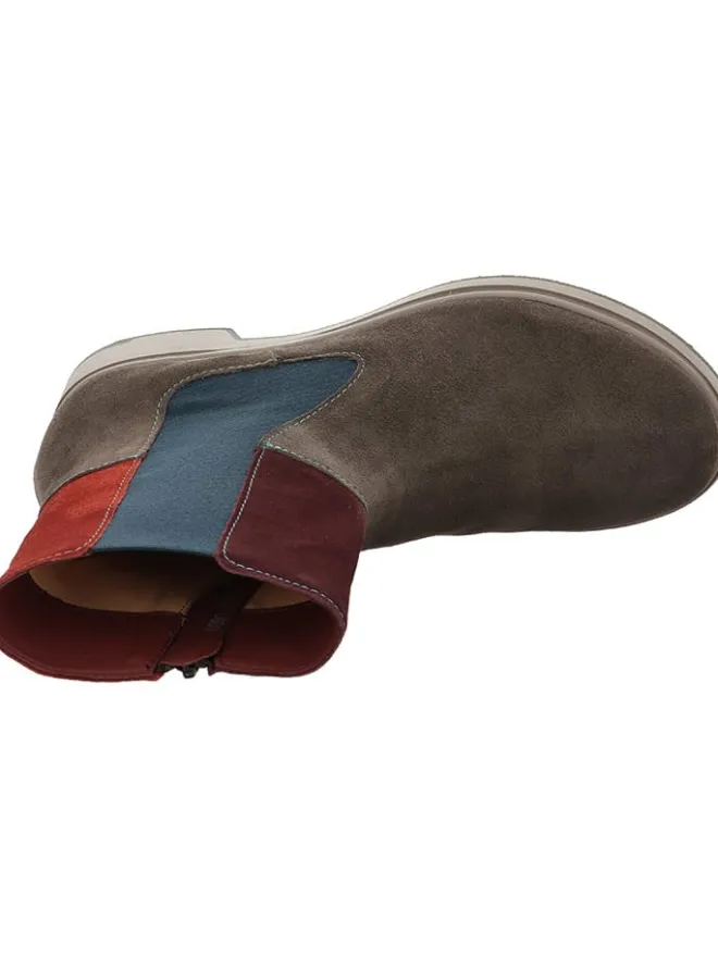 Leder-Boots in Braun>Think! Hot