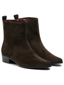 Tommy Hilfiger Shoes Stiefel & Boots^Leder-Boots in Braun