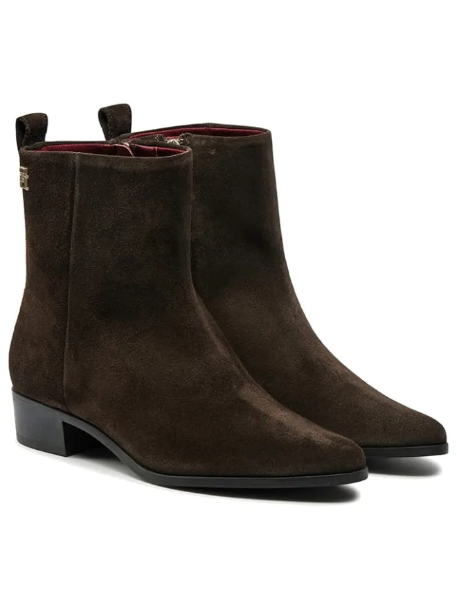 Tommy Hilfiger Shoes Stiefel & Boots^Leder-Boots in Braun