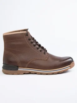 PAUL VESTERBRO Stiefel & Boots^Leder-Boots in Braun