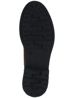 Leder-Boots in Braun><noscript><img width=