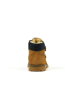 Leder-Boots in Braun><noscript><img width=