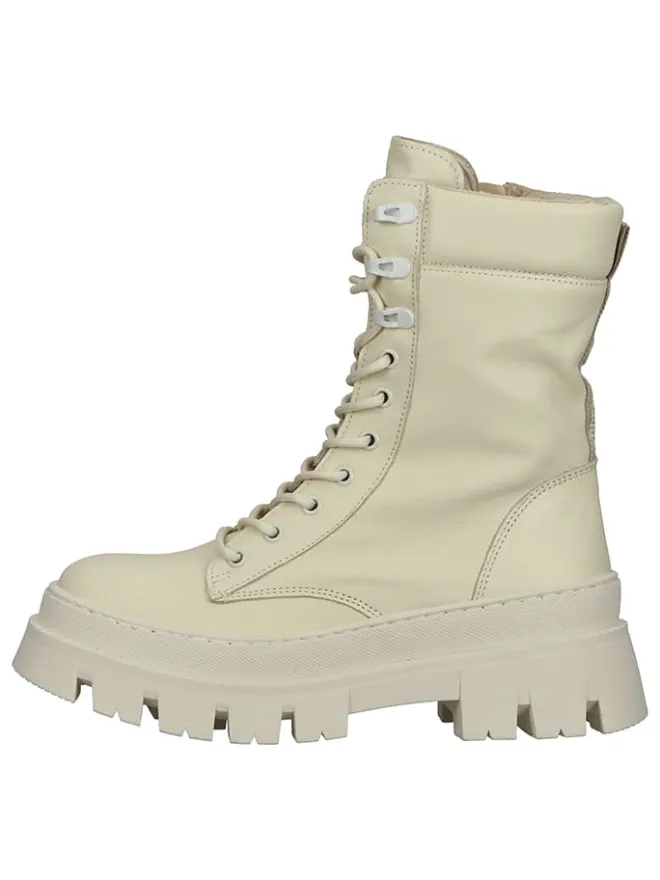 Leder-Boots in Creme>Steve Madden Online