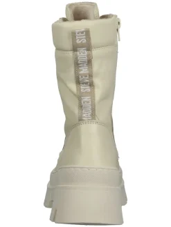 Leder-Boots in Creme><noscript><img width=