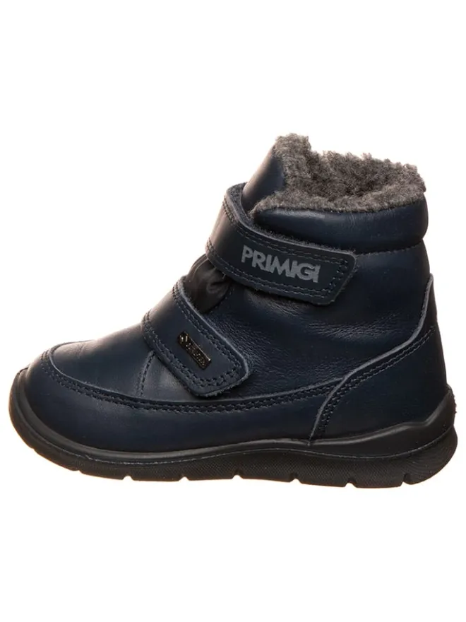 Leder-Boots in Dunkelblau>Primigi Sale