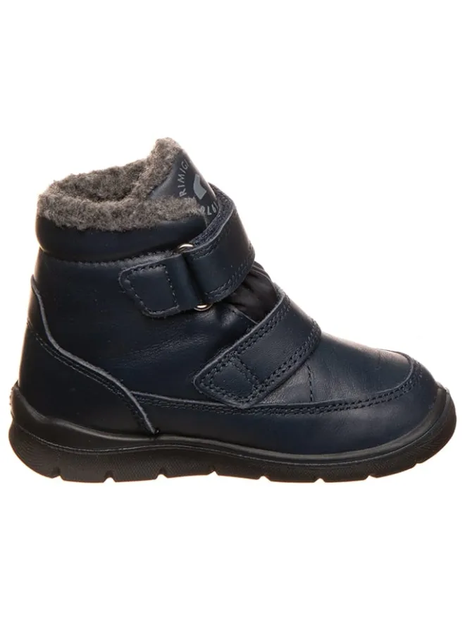 Leder-Boots in Dunkelblau>Primigi Sale
