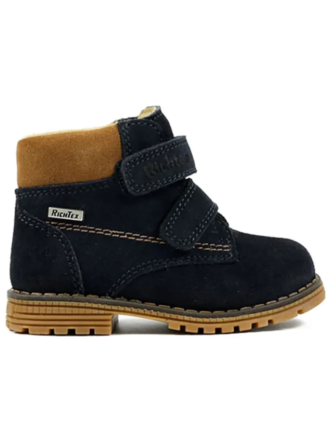 Leder-Boots in Dunkelblau>Richter Shoes Hot