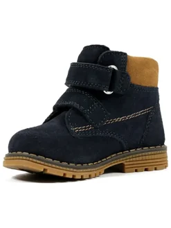 Leder-Boots in Dunkelblau><noscript><img width=