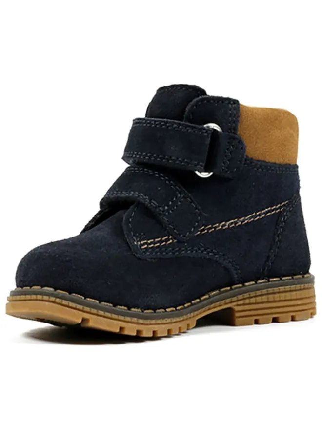Leder-Boots in Dunkelblau>Richter Shoes Hot