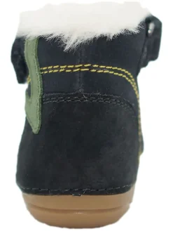 Leder-Boots in Dunkelblau><noscript><img width=