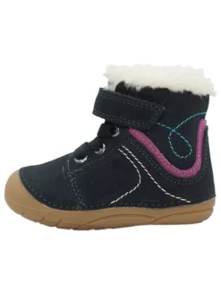 Leder-Boots in Dunkelblau>lamino Outlet