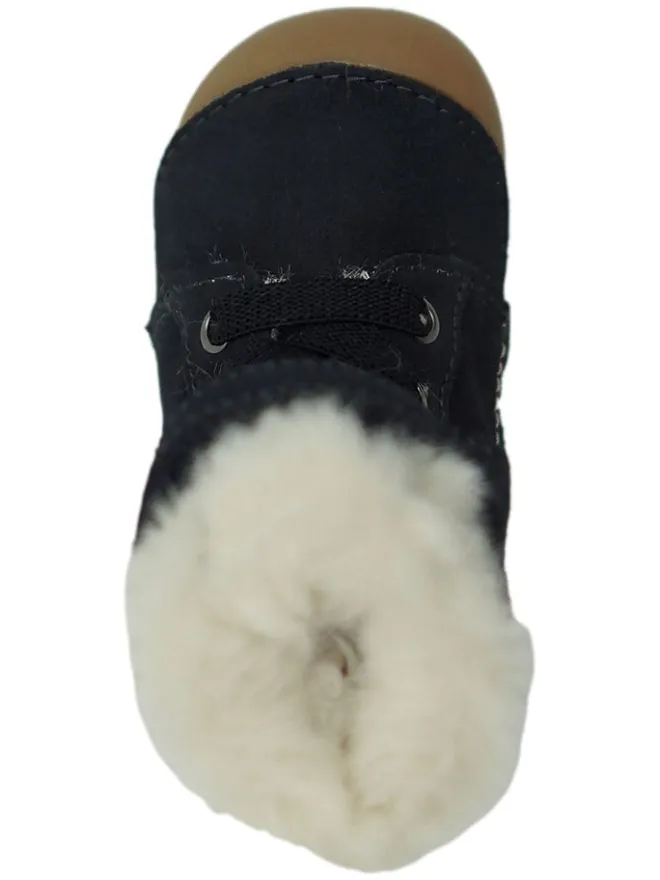 Leder-Boots in Dunkelblau>lamino Outlet