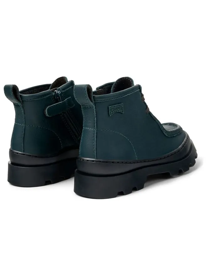 Leder-Boots in Dunkelblau>Camper New
