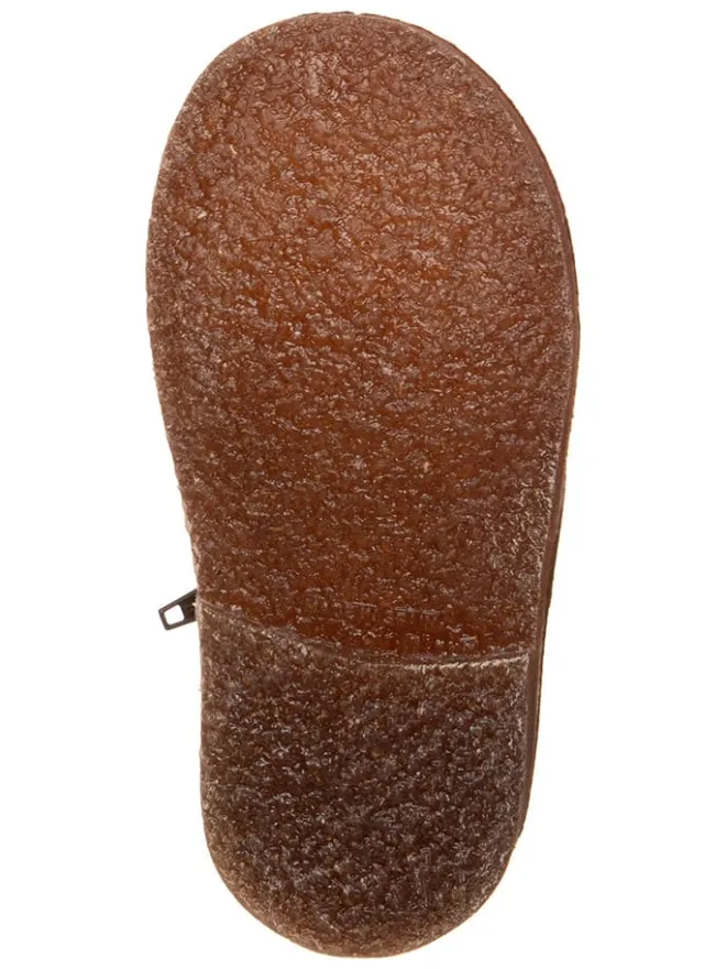kmins Stiefel & Boots·Boots^Leder-Boots in Dunkelbraun/ Gold