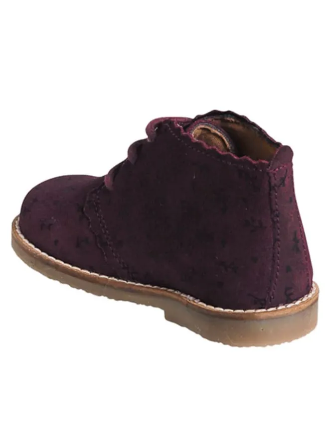 Leder-Boots in Dunkelrot>vertbaudet Best