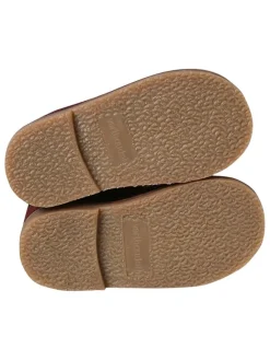 Leder-Boots in Dunkelrot><noscript><img width=