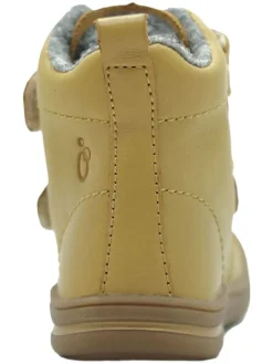 Leder-Boots in Gelb><noscript><img width=