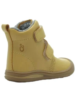 Leder-Boots in Gelb><noscript><img width=