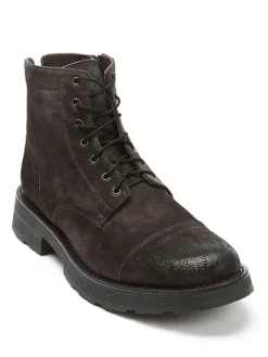 Leder-Boots in Grau>Frank Daniel